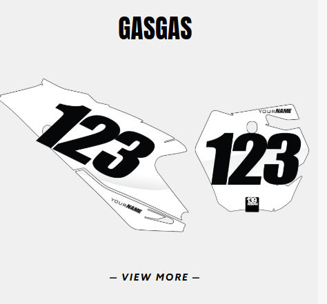 GasGas number plate background