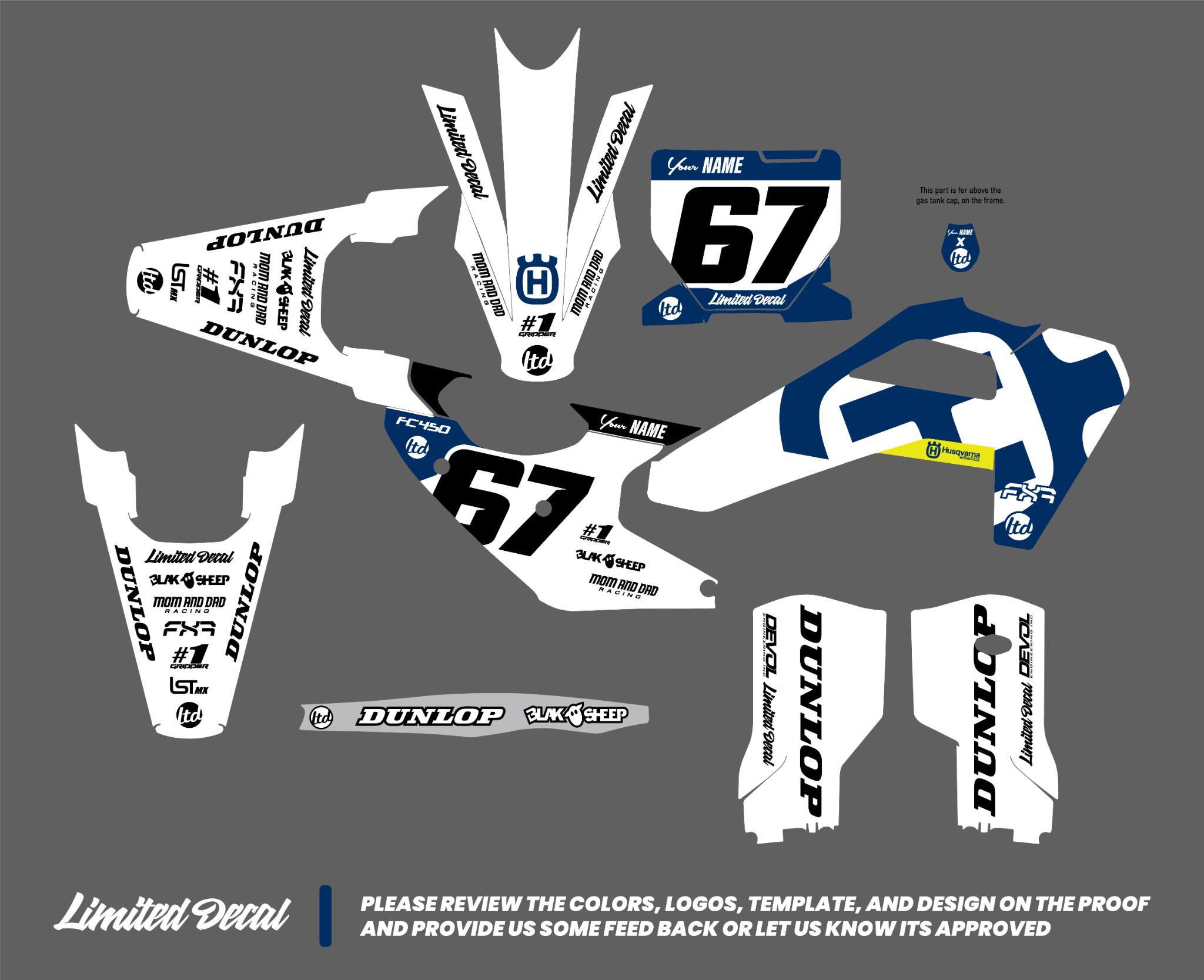 Husqvarna semi custom kit