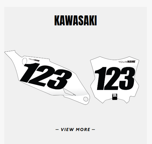 Kawasaki number plate background